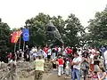 Celebration of Ilinden on August 2, 2011, on Mechkin Kamen, Republic of Macedonia.