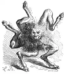 Illustration of the demon Buer