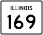 Illinois Route 169 marker