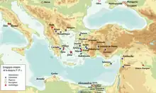 Map of 1st–2nd century CE synagogues in the Diaspora