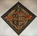 A funerary hatchment from St Mary's Church