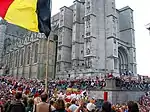 Raising of the Car d'Or on the Rampe Sainte-Waudru