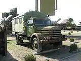 Csepel D-344 military lorry with EZF superstructure in Kecel, Military Park, Hungary (2012)