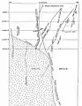 Section showing the relationship of the mine levels, the veins, granite and breccia.: 459 