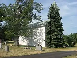 Independence Methodist Church, a historic site in the township