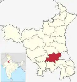 Location in Haryana