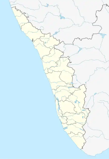 Mahé is located in Kerala