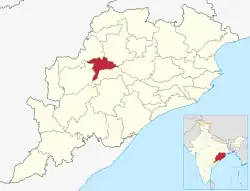 Location in Odisha