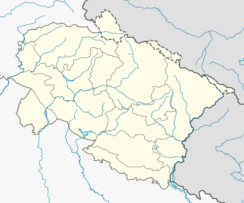 Srinagar is located in Uttarakhand