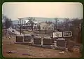 Indian Mound Cemetery and U.S. Route 50 in 1942