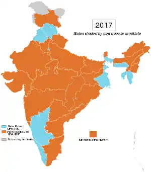 The 2017 electoral college vote