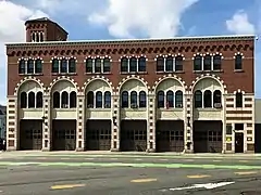 Inman Square Fire Station, Cambridge, Massachusetts, 1912.