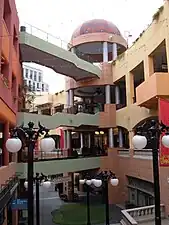 Balconies connecting north and south sides of courtyard (2009)