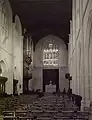 Interior of St. John's Chapel. The opposite side of the chapel has a large stained-glass window dedicated to the Groton alumni who died in World War I.