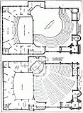 Interior plan for the First Congregational Church