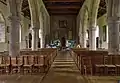 Interior of St Laurence's Church Morland, western view