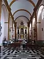 Church interior.