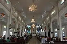 Cathedral interior in 2012