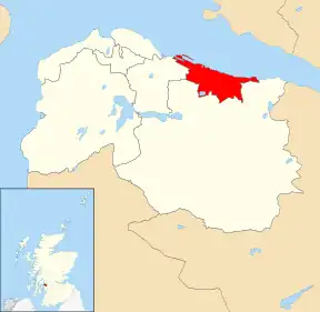 Location of the ward