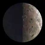 Io, taken by the JunoCam instrument during Juno's flyby(30 December 2023)