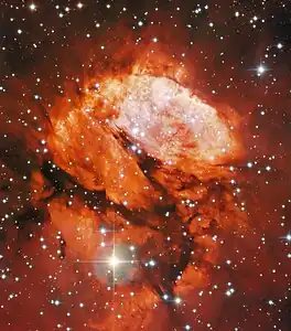 RCW 120, also known as Sharpless 2-3 was captured by the SMARTS 0.9-meter Telescope at Cerro Tololo Inter-American Observatory