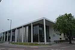 Main entrance of Ipswich Crown Court.