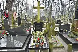 Irena Sendler's grave in Warsaw's Powązki Cemetery