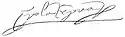 Isabella of Portugal's signature