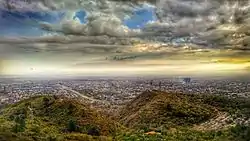 Islamabad under dark clouds