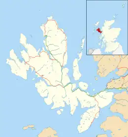 Eyre is located in Isle of Skye