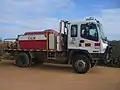 Heavy duty fire appliance Isuzu 550 (HD104 - Kalbarri 40) at Kalbarri National Park, October 2005.