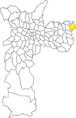 Location in the city of São Paulo