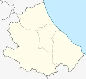 Penna Sant'Andrea is located in Abruzzo