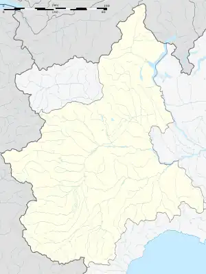 Turin is located in Piedmont