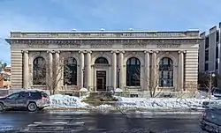 Ithaca Town Hall, on North Tioga Street.