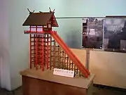 Reconstruction of part of Izumo shrine in the Kamakura period