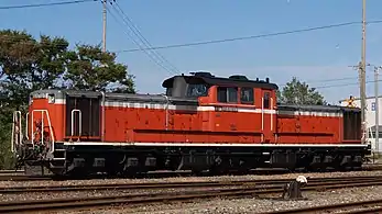 A Diesel DD51 train car used during Operation Yashima