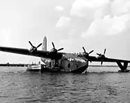 Martin JRM Mars moored off NAS Jacksonville in 1950.