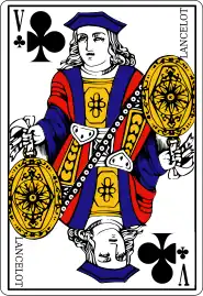 Jack of clubs: Lancelot