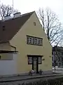 Villa Jacoby on Wismari street 11 - a perfect example of 1920's Estonian architecture. With baroque-style windows, influence of expressionism and Estonian traditional architecture (gable roof).