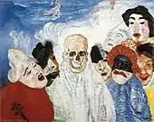 James Ensor (1897): Death and the masks, Musée des beaux-arts de Liège.