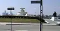 James Scott statue admires the fountain