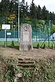 World War I memorial with a new playground (2023) behind