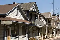 Kawamura Barber Shop on B Street in the Japanese-American Historic District