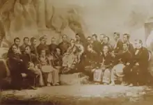 The Japanese delegation to the Exposition Universelle