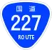 National Route 227 shield