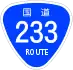 National Route 233 shield