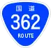 National Route 362 shield