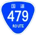 National Route 479 shield