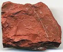 Red jasper rough, Cave Creek, Arizona